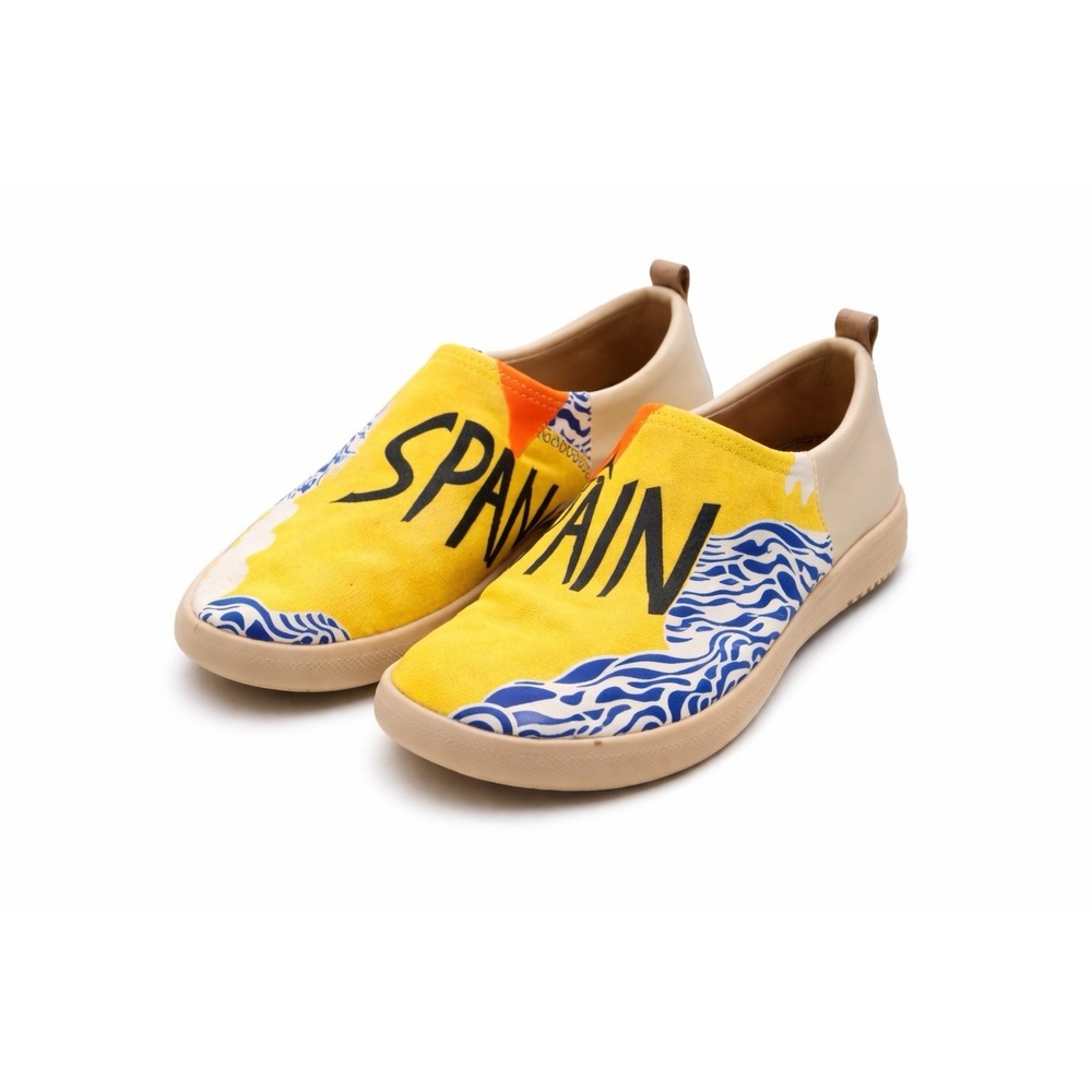 UIN Spain Shoes‎ Women's 9.5 EU 41 Art Travel Slip On Loafers W1010593 Toledo